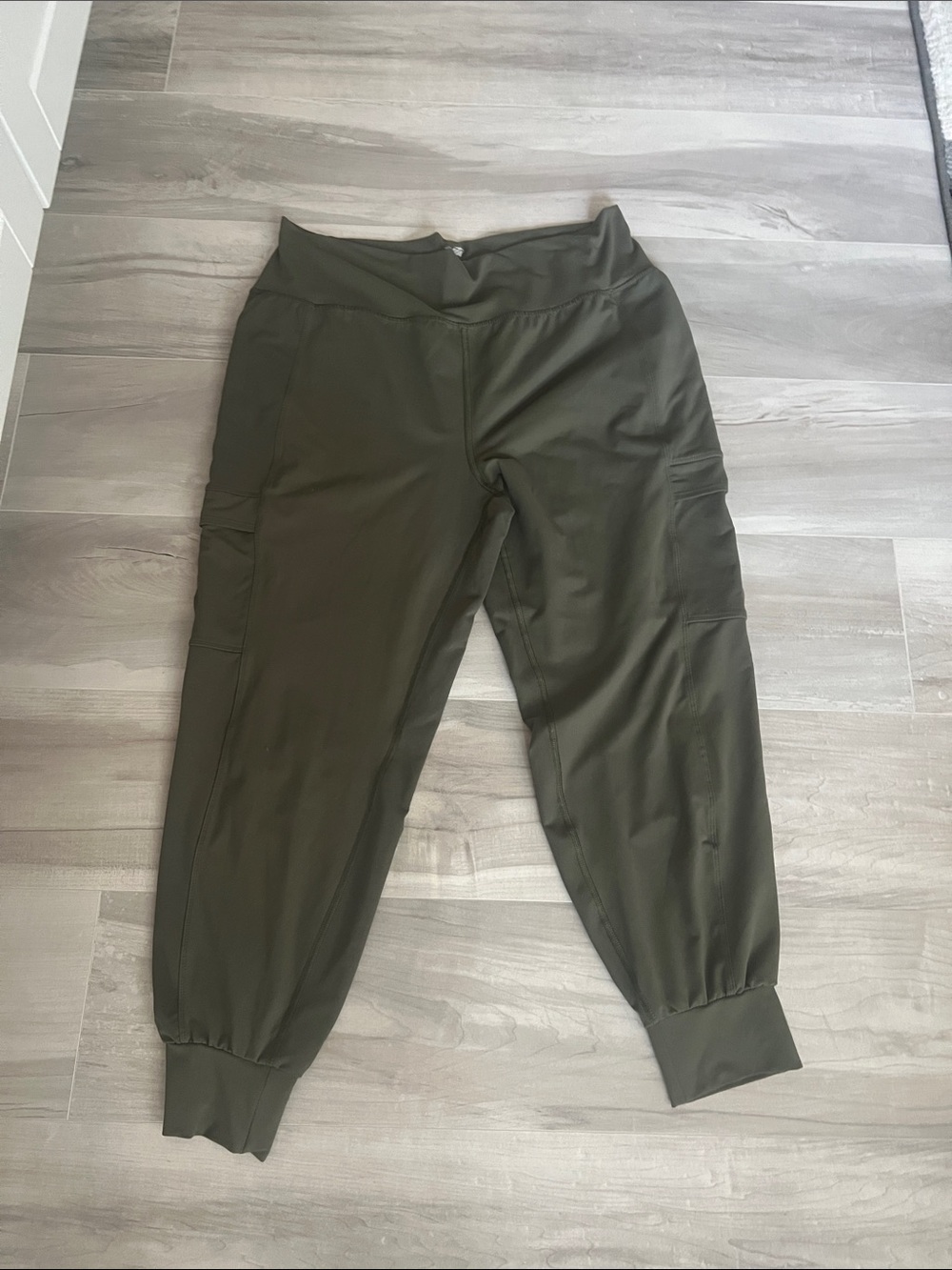 Avia Olive Green Women's Jogger Track Pants